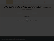 Tablet Screenshot of heica.de